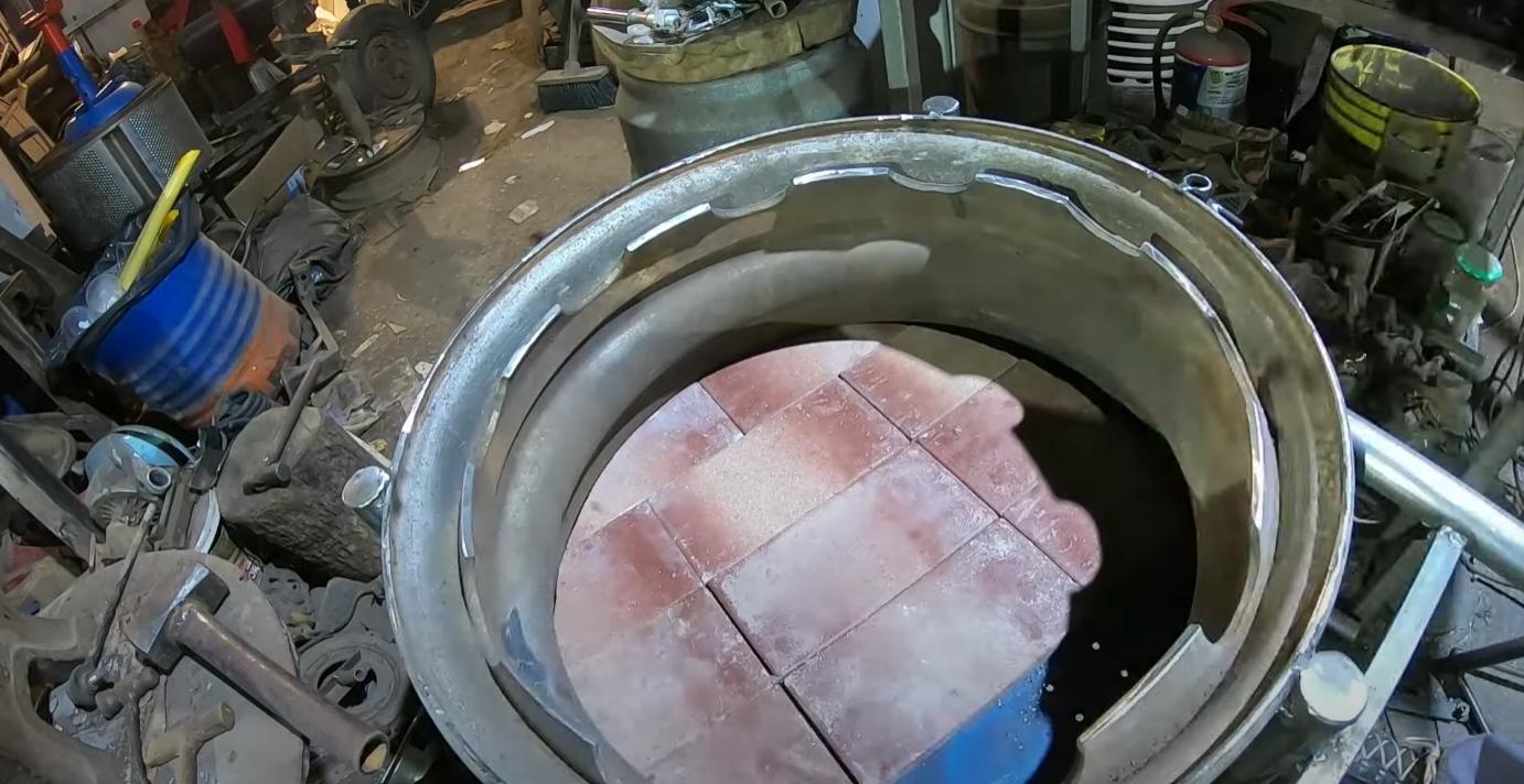 Как сделать уличный барбекю-гриль из колесного диска