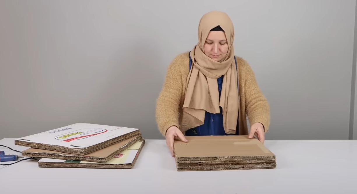 Декор из картонных коробок: как сделать кашпо своими руками