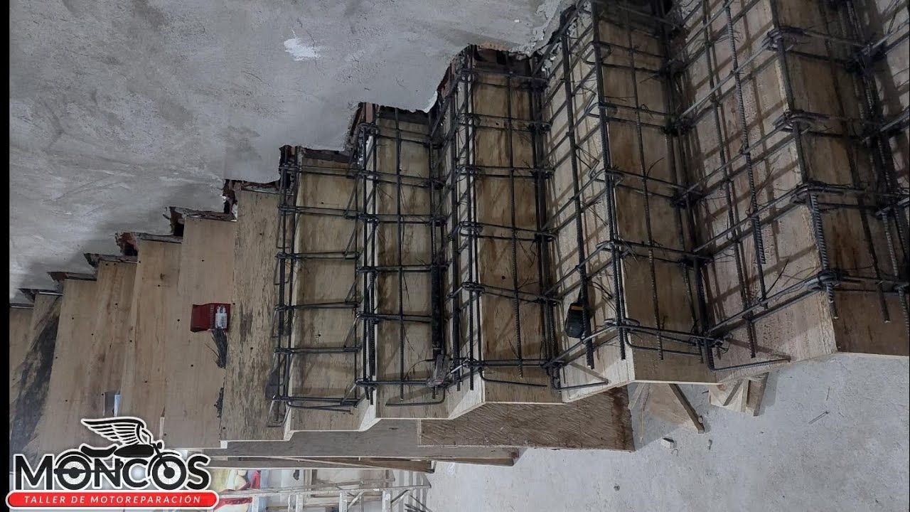 Как сделать бетонную лестницу на второй этаж